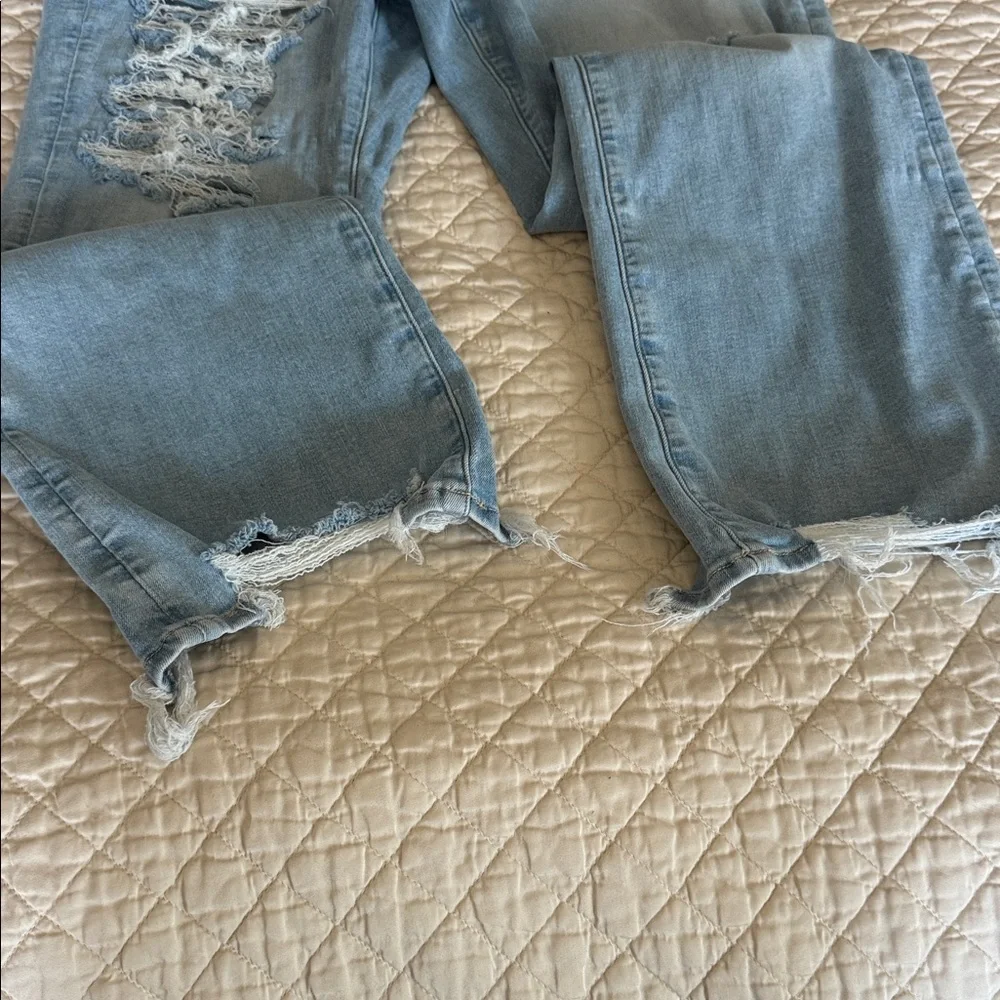 American Eagle Curvy 12S High Waisted Skinny Kick Jeans - Picture 5 of 7